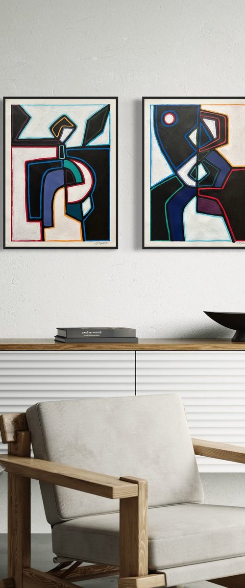 Never Stop Dancing (Set of 4) by Samantha Malone