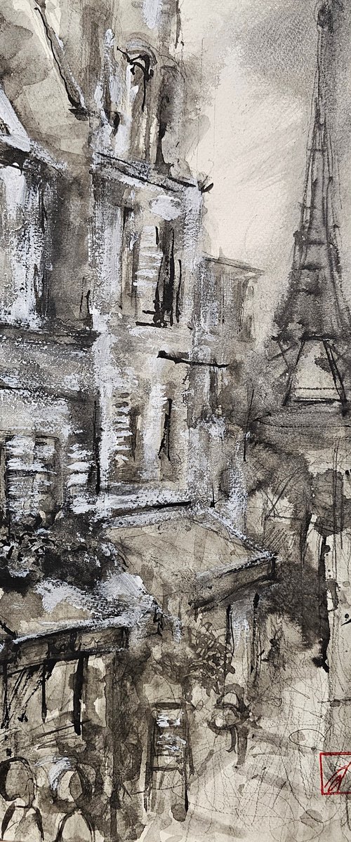 Rue de l'Université by Juliart
