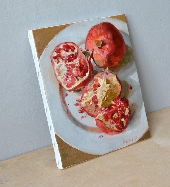 Still life with pomegranate