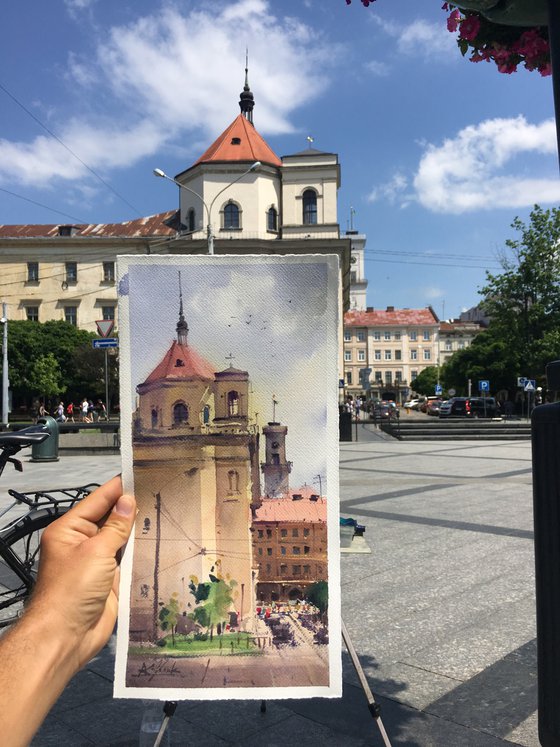 Old Ukrainian city of Lviv