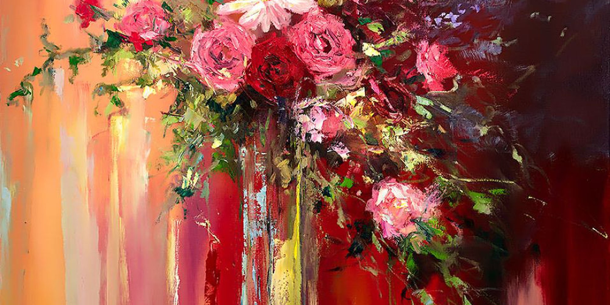 Art of the Day: "'Blushing Roses'" by Ewa Czarniecka