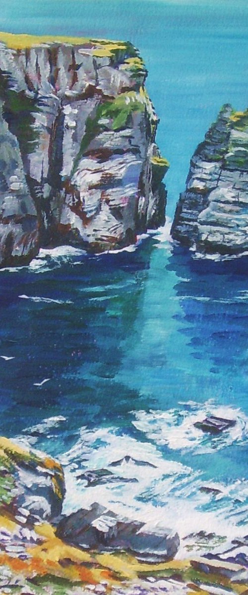Sugar Loaf Rock, Isle of Man by Max Aitken