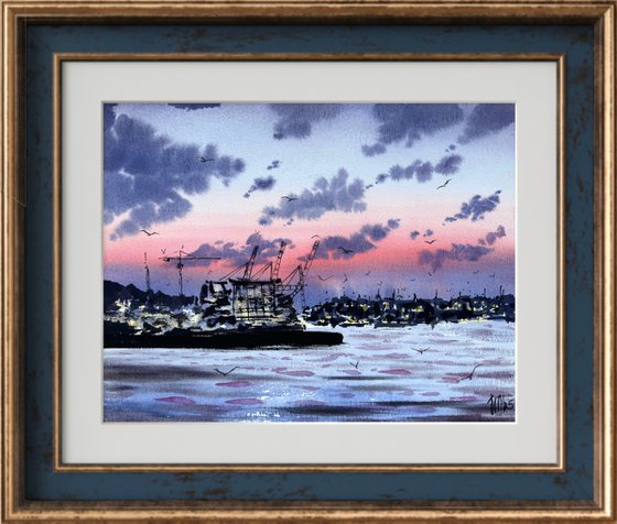 Evening silence Color Sunset