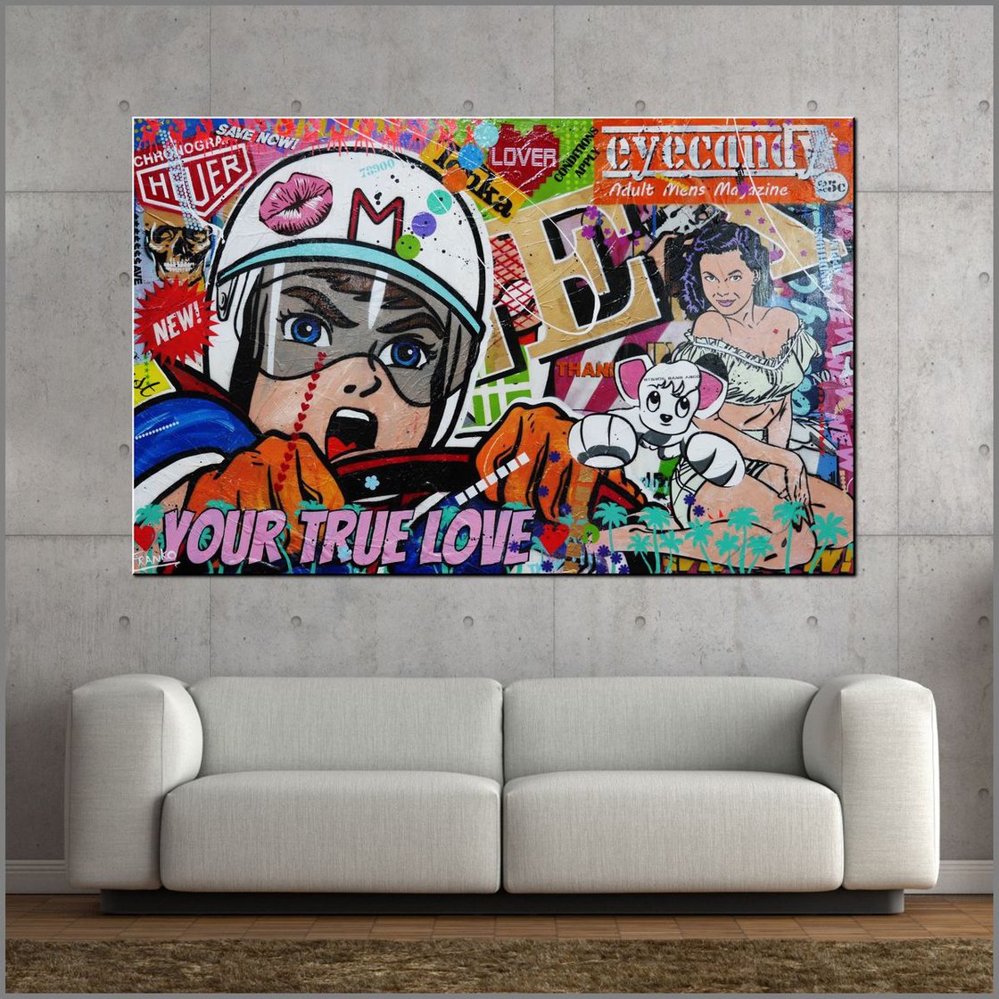 Speed Racer Retro Vintage Pop Art Comic Book Japanese Manga Wall Art