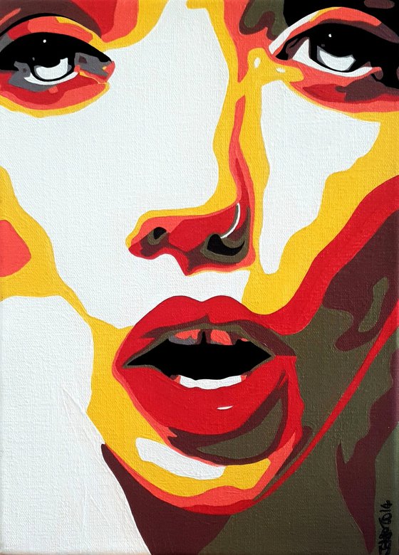 Girl Number 1 - Lara Stone Inspired Close-up Portrait