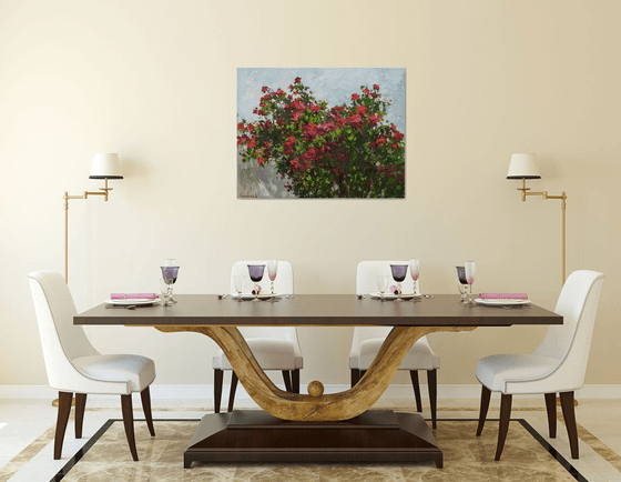 Red roses Original oil painting