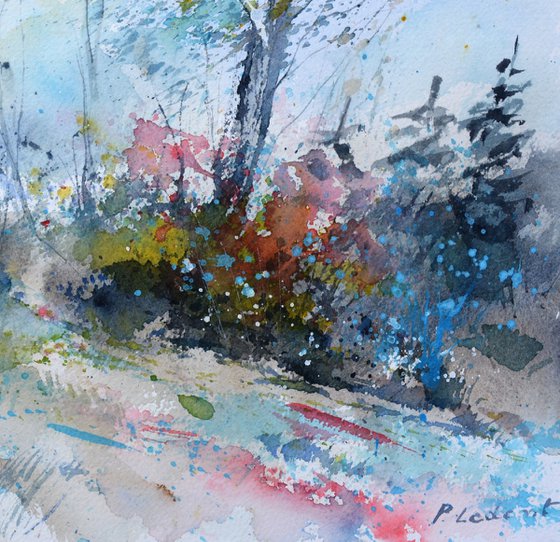 Shimmer quiet path-watercolor