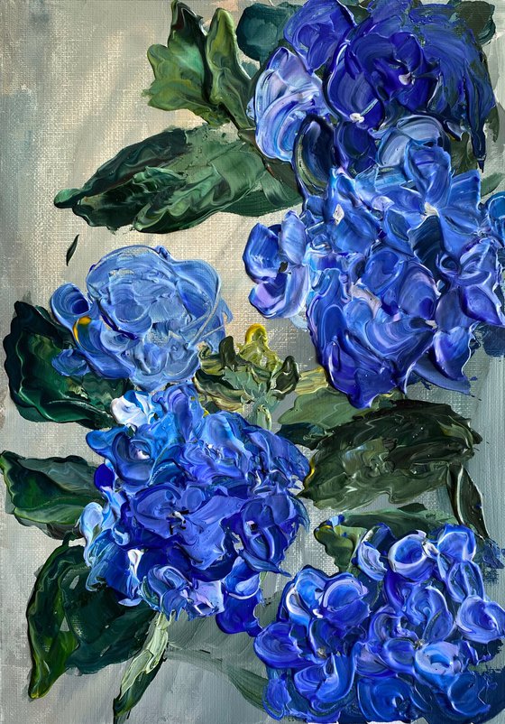 Cobalt Hydrangea Study — Bedugul Bali