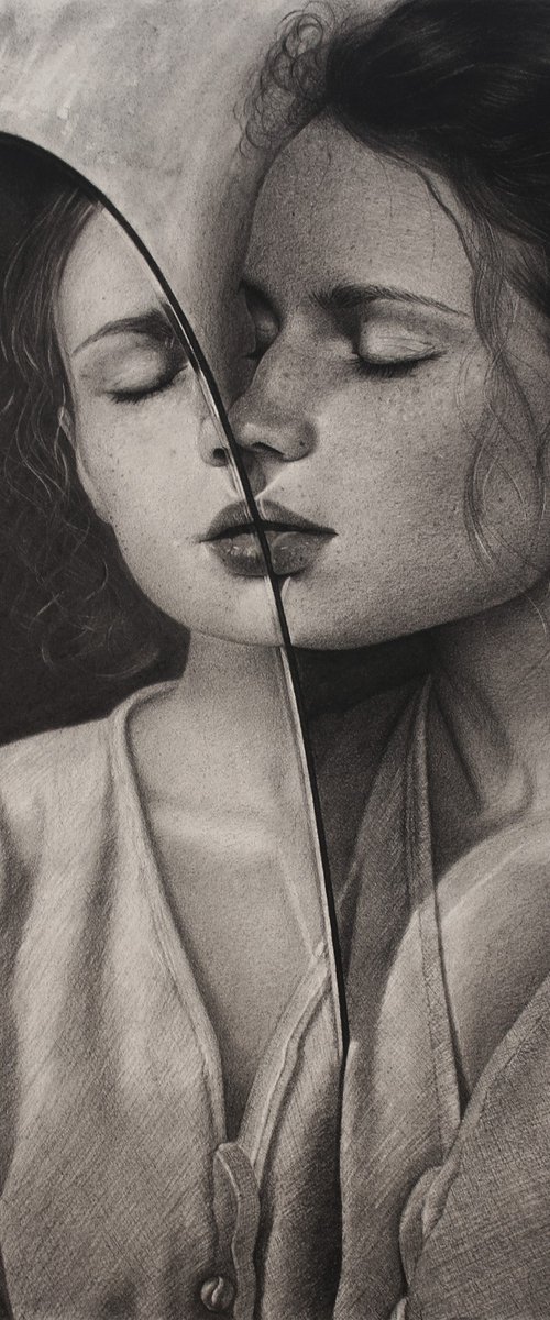 Woman In The Mirror by Mariam Darchiashvili