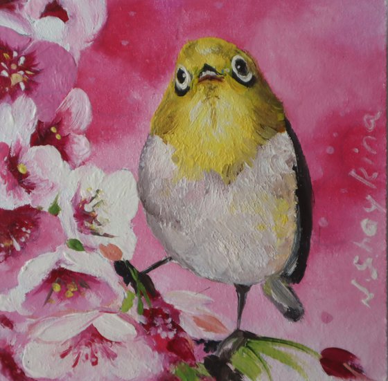 Yellow Bird, Small Painting