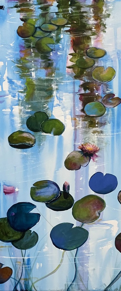 I Love Waterlilies 9 by Sandra Gebhardt-Hoepfner