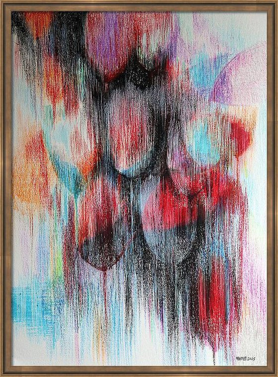 Multicolored Tulips 2