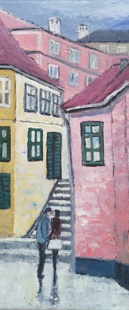 On a Sibiu street by Maria Karalyos