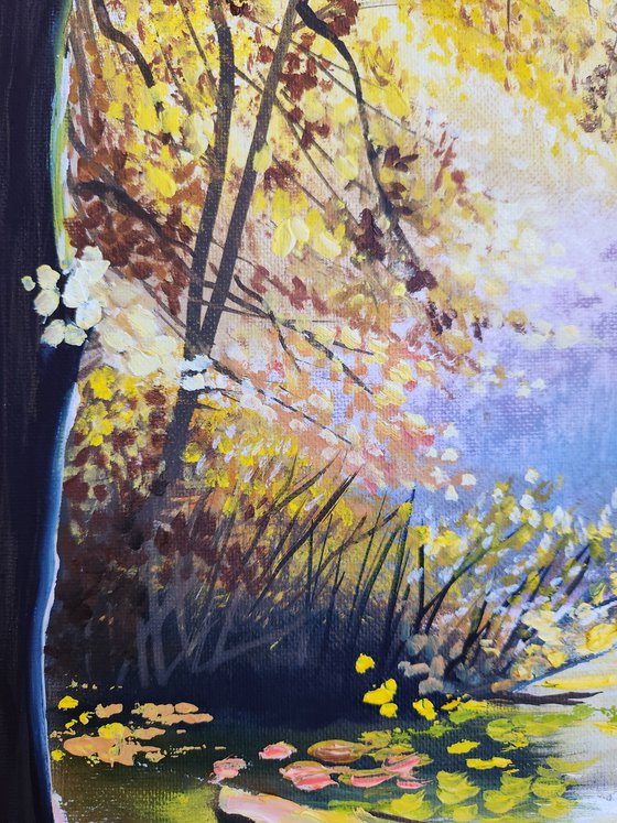 Golden October by the Lake