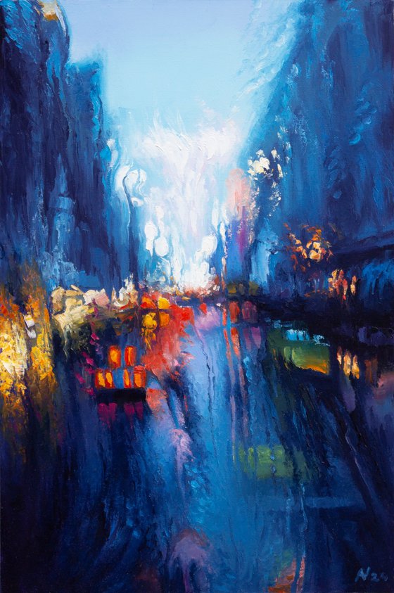 ABSTRACT CITYSCAPE 15 (RAIN)