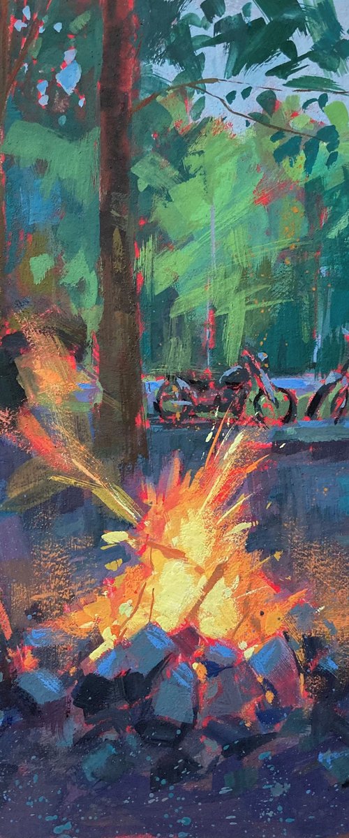 Tending The Fire by Jimmy Leslie