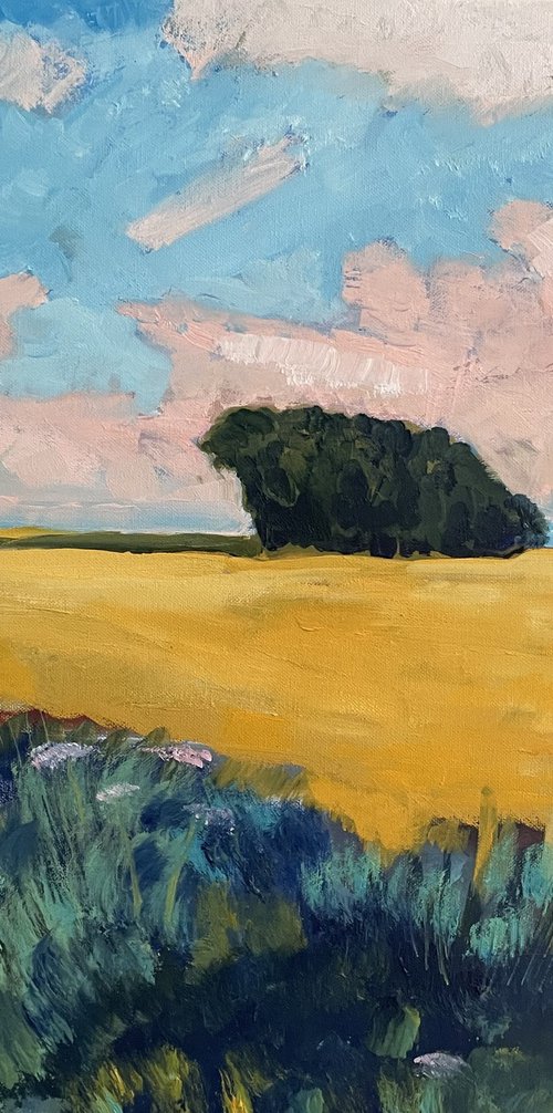 'Distant trees, Fife' by Stephen Howard Harrison