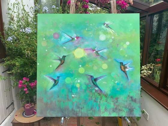 Magical Orbs and Hummingbirds