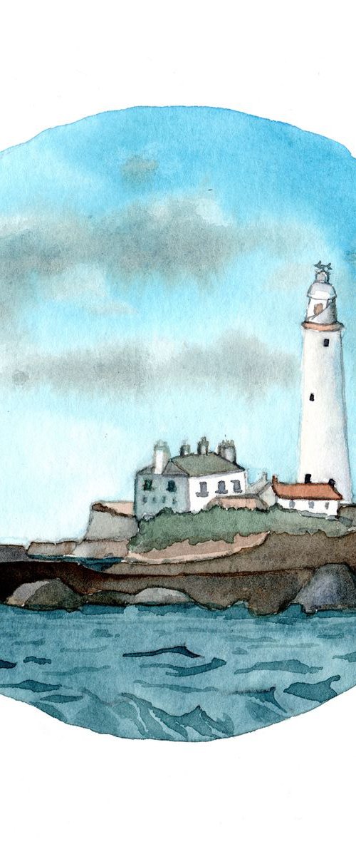 St Mary's Lighthouse by Eleanore Ditchburn