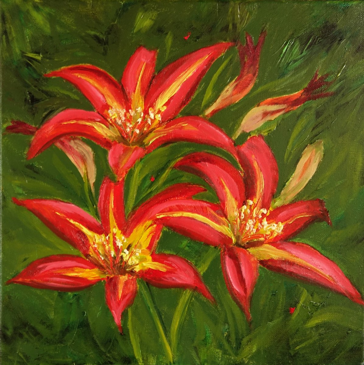 Day Lilies by Marion Derrett