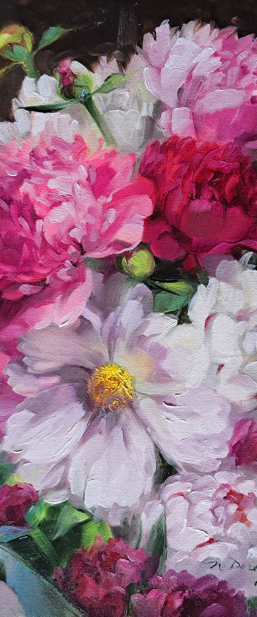 White and purple by Nataly Derevyanko