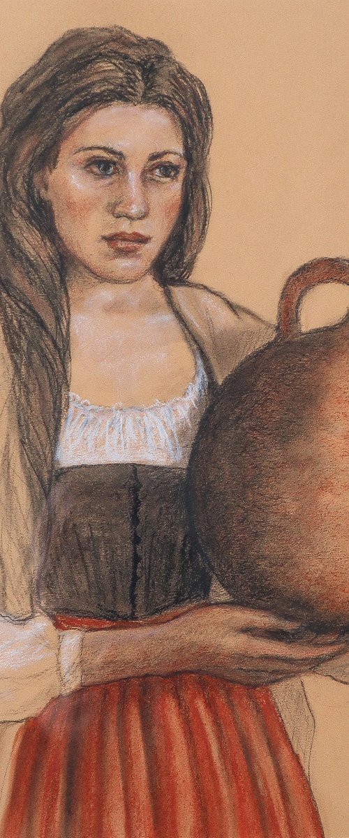 Girl With An Amphora by Katia Bellini