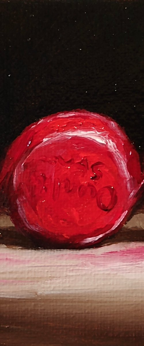 Strawberry Quality street still life by Jane Palmer Art