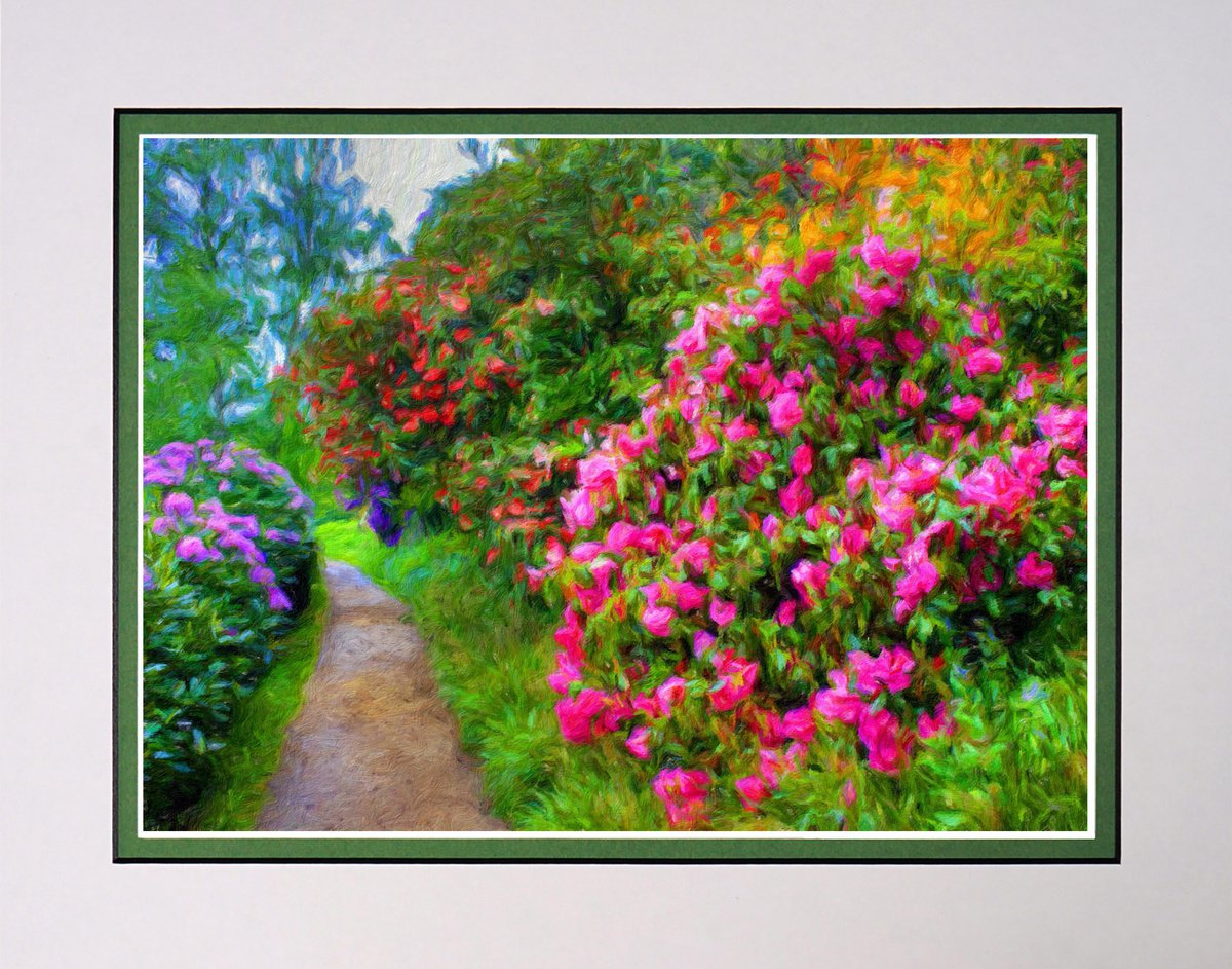 Garden Path 2 Impressionist by Robin Clarke