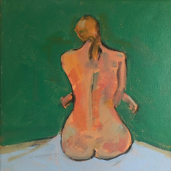 Nude study from the back