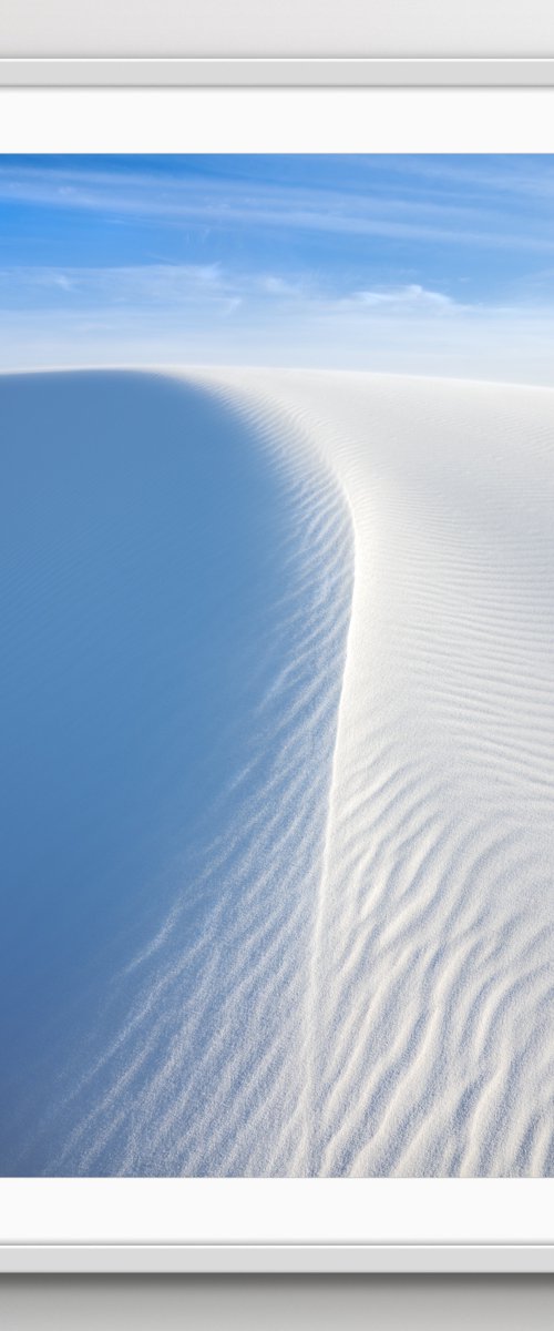 White Wave, White Sands - FRAMED - Limited Edition by Francesco Carucci
