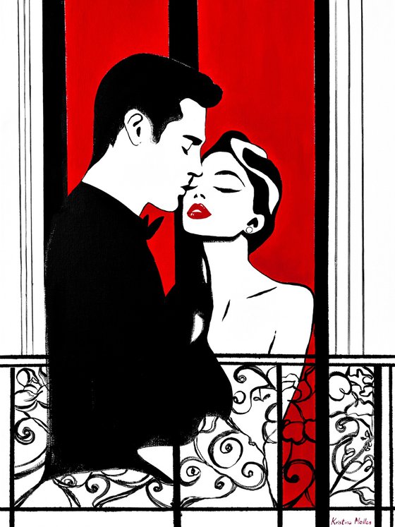 Lovers in a Parisian Window