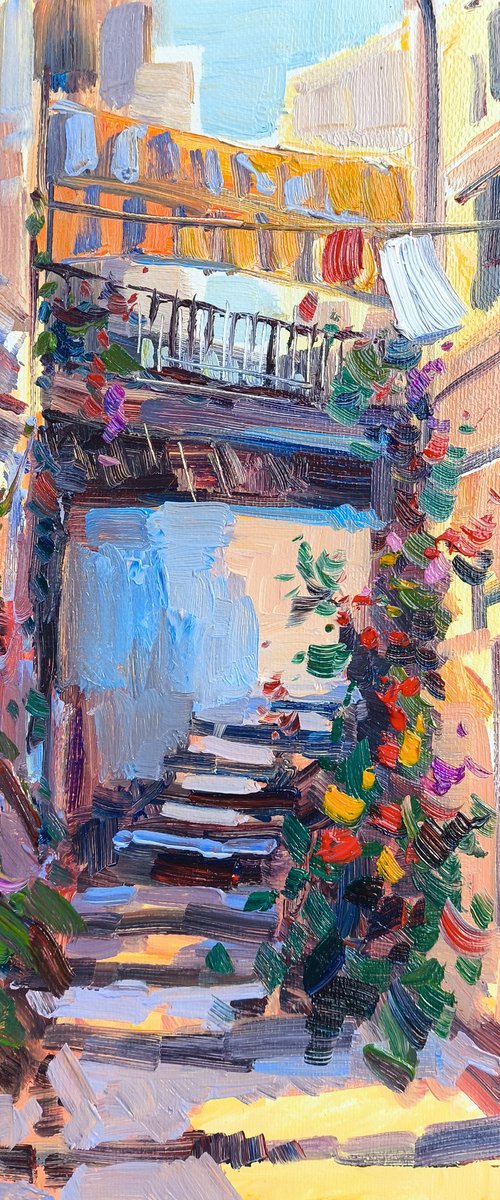 Bougainvillea Steps by Narek Qochunc