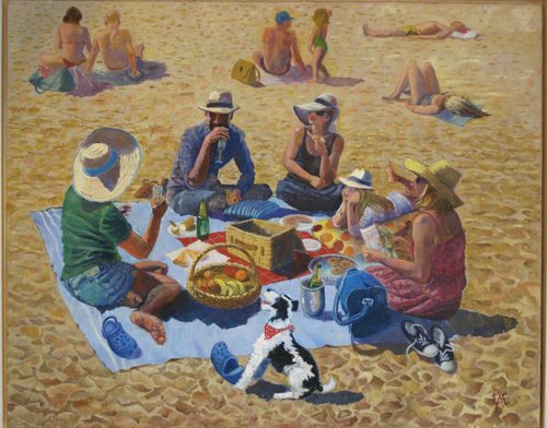 Picnic at Biarritz by Peter Clarke