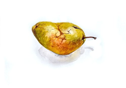 Yellow Pear by Ann Krasikova