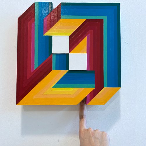 comfort zone, impossible geometry mindscape by Jessica Moritz