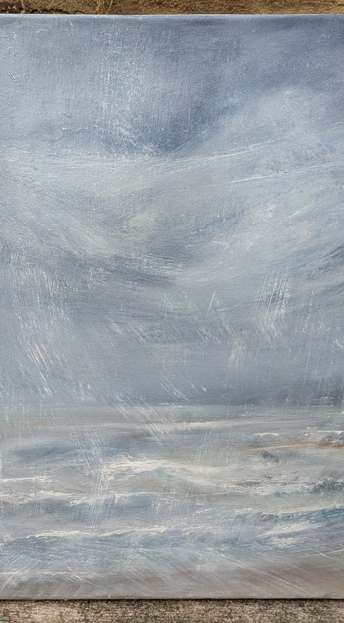 Rain On The Sea by Sarah Louise Armstrong