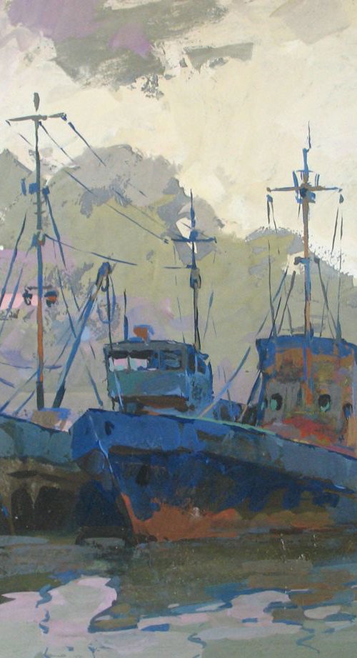 In the port by Aleksandr  Kryushyn