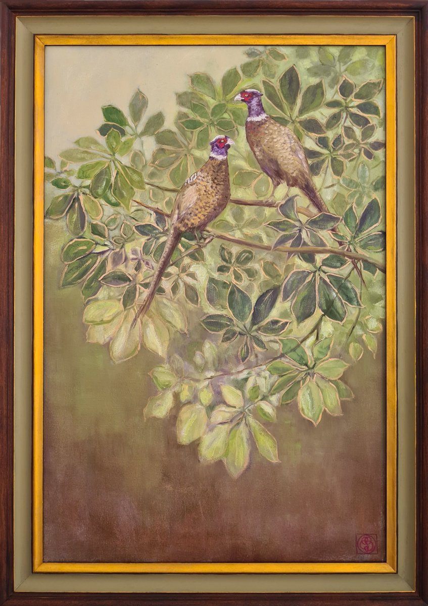 Pheasants by Katia Bellini