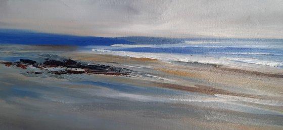 Spring day on the beach