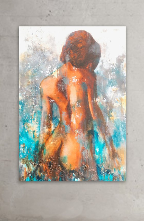 brunette  blue (120 x 80 cm) Dee Brown