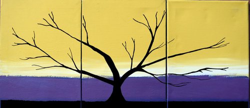 The Wild Wood" purple yellow edition by Stuart Wright