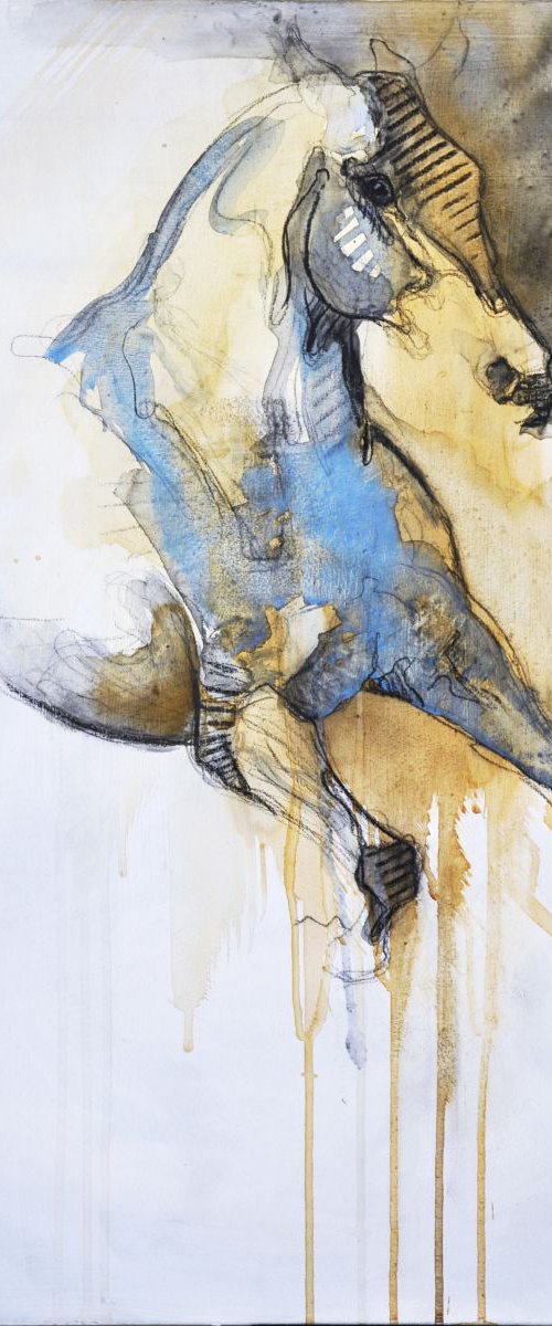 Equine Nude 3t (In Gallery, WI USA) by Benedicte Gele