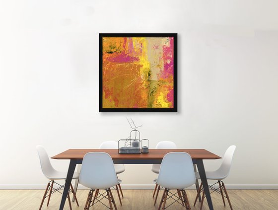 Love's Old Sweet Song -  Abstract painting by Kathy Morton Stanion