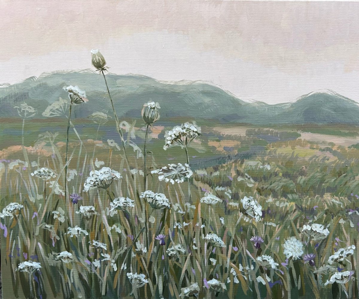 Meadow Down The Hill by Gabriele Prismantaite