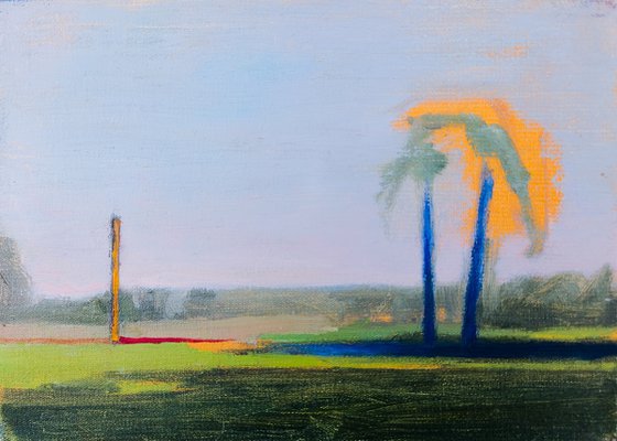 Electric Pole and a Tree, Colours