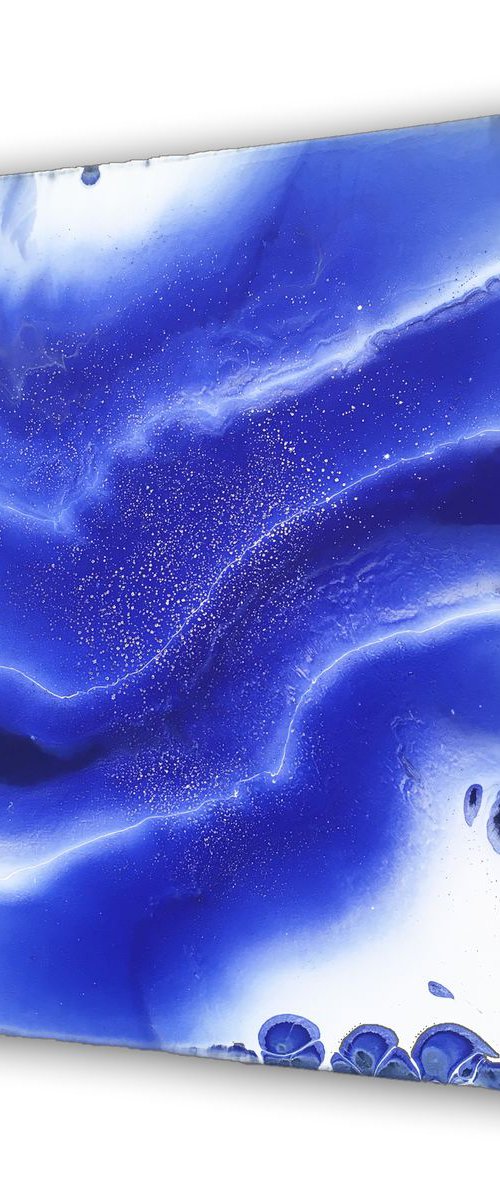 "Under The Sea" - FREE WORLDWIDE SHIPPING - Original Abstract PMS Acrylic Painting - 16 x 20 inches by Preston M. Smith (PMS)