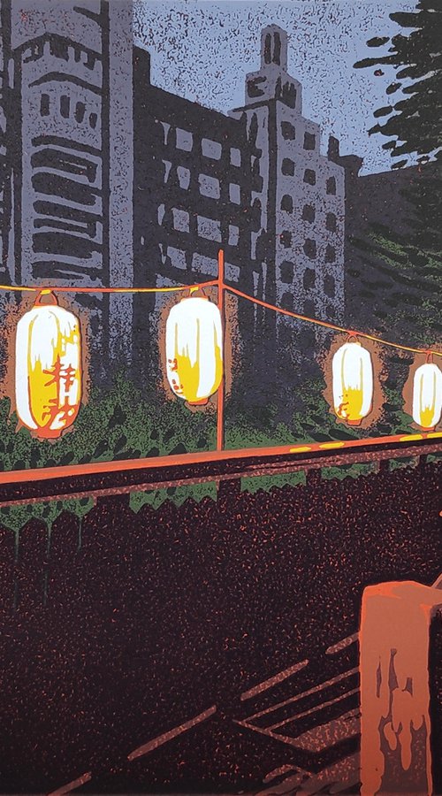Temple Lanterns by Alexandra Buckle