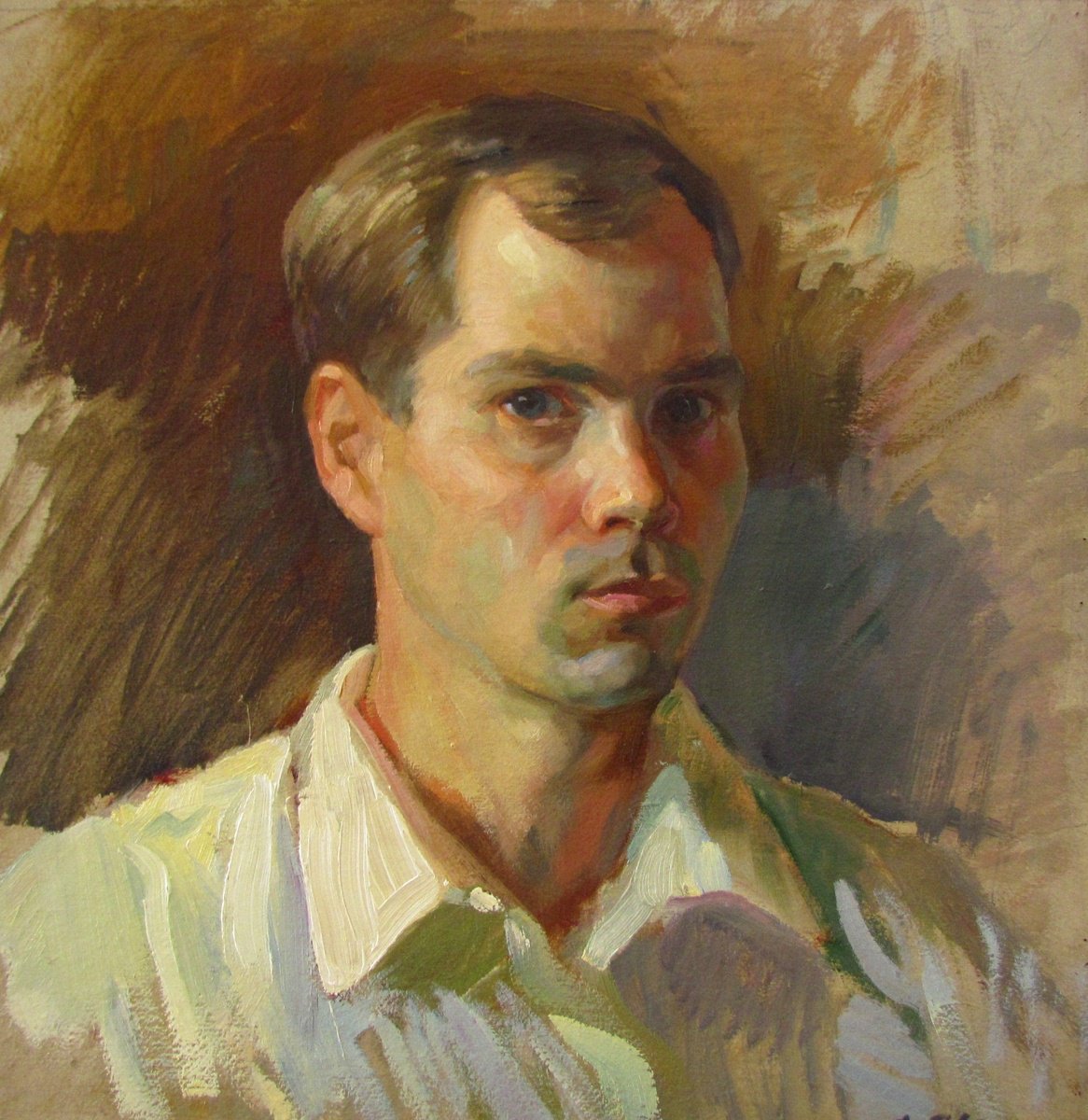 Male portrait by Viktoriia Pidvarchan