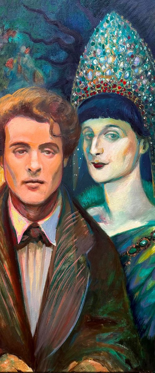 Modigliani and Akhmatova by Fosco Culto