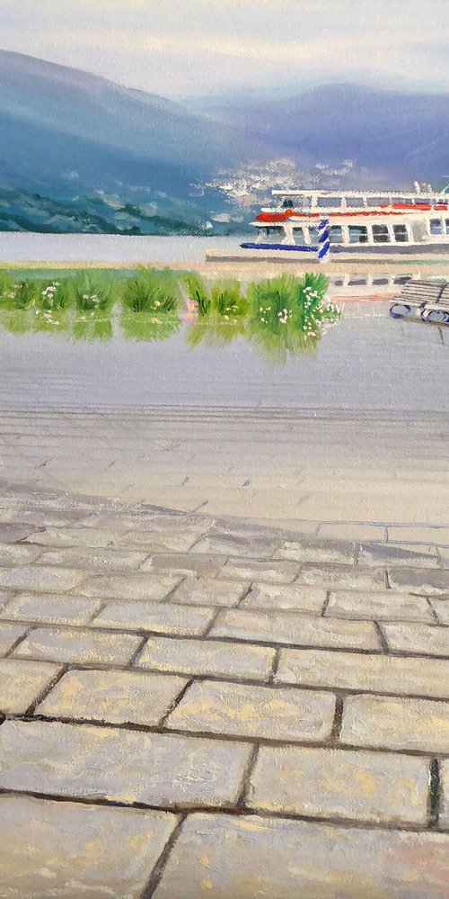 Harbour for Como city on Lake by Narek Hambardzumyan